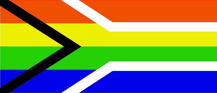 GLBT FLAG OF SOUTH AFRICA