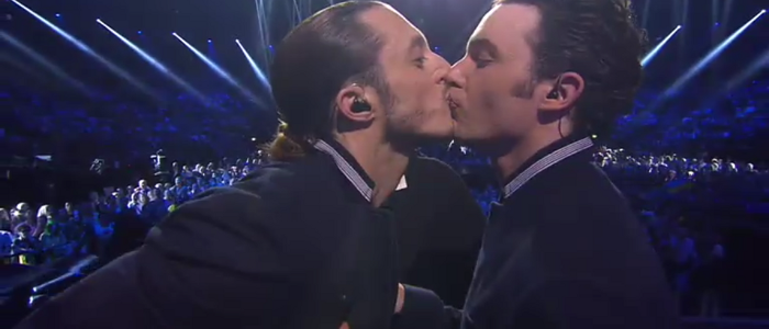 Eurovision - 2013 - Gay kiss