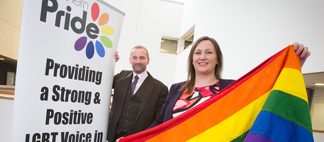 Newcastle Pride and Mercure Newcastle County Hotel - Mark Nichols and Anna Wadcock