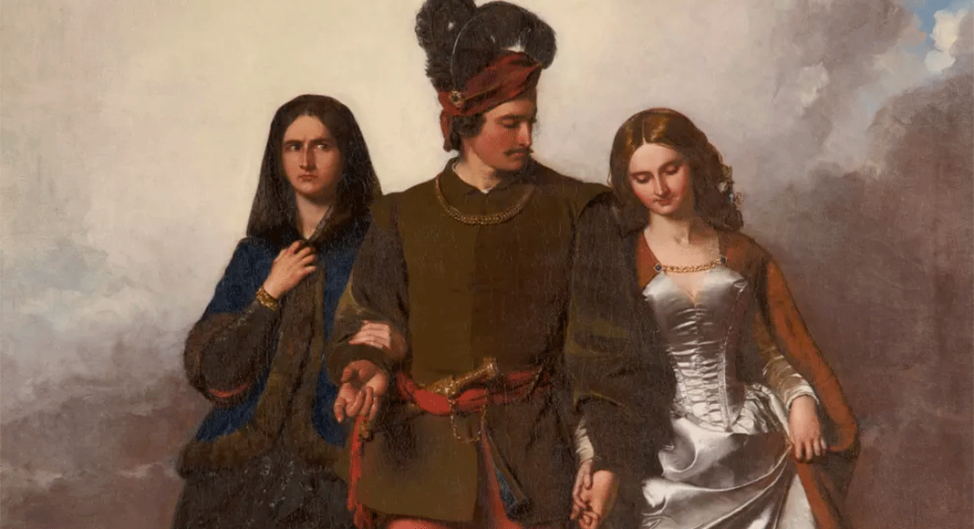 “The Cruel Sister” by John Faed (1850)