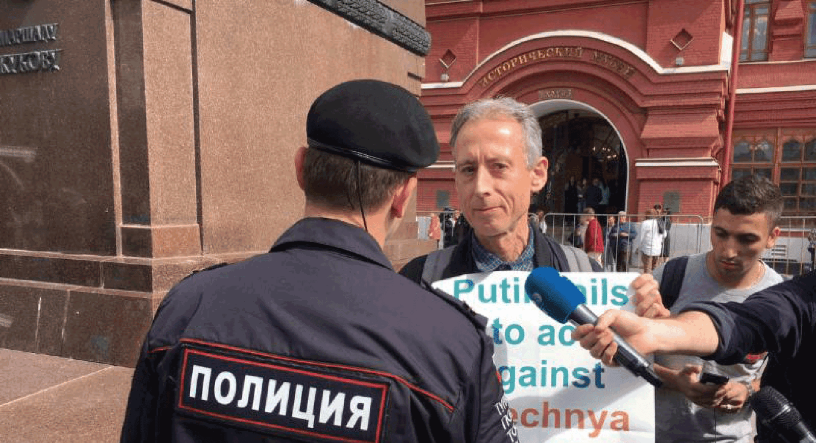 Peter Tatchell in Russia 2018