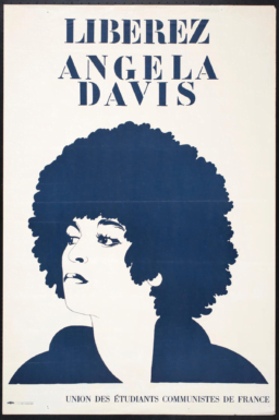 «Liberez Angela Davis» poster, Union des étudiants communistes de France, ca. 1971; collection of Lisbet Tellefsen, used with permission.