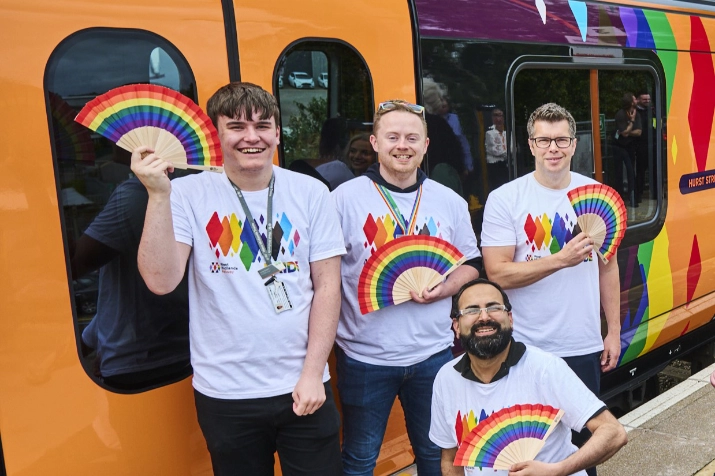 James Rogers - left Photo by West Midlands Railway (WMR)